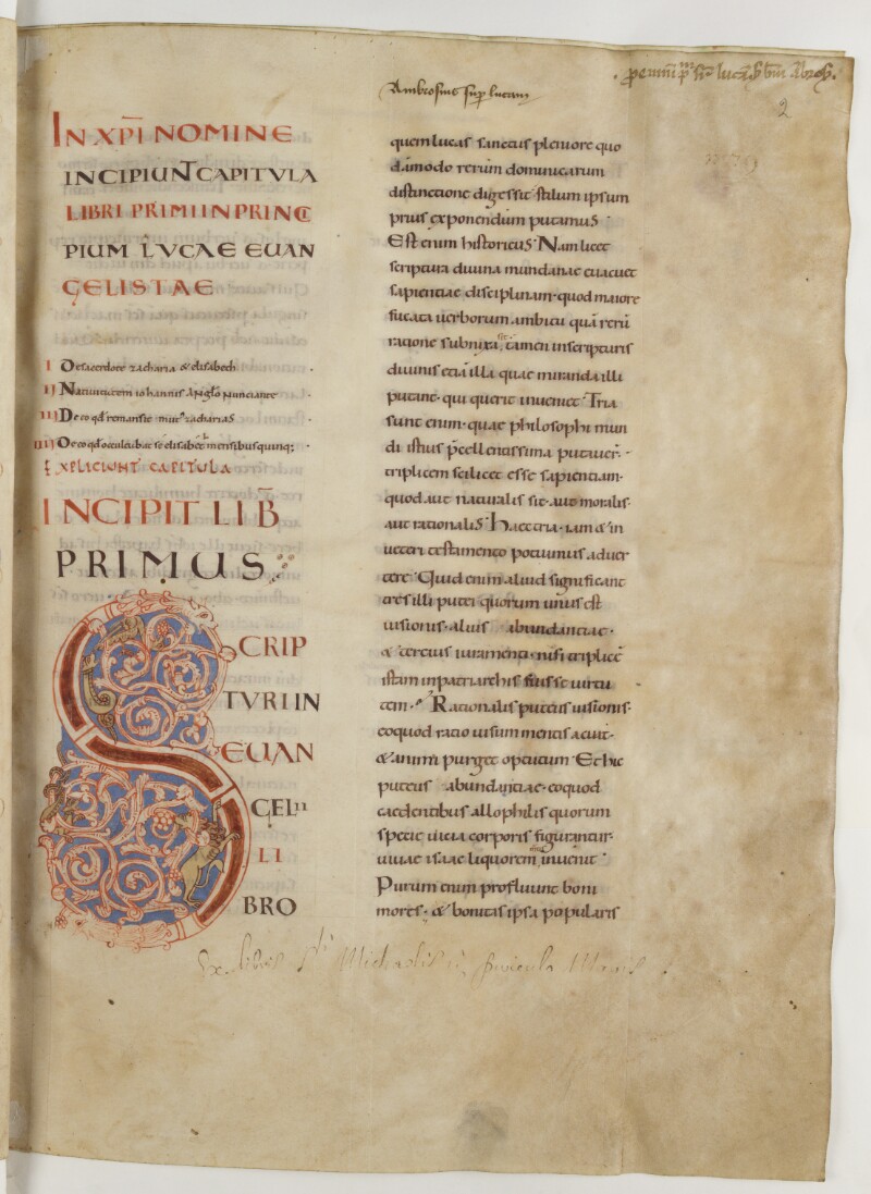 Manuscript analysis